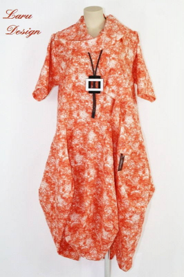 Kleid Sommerfrische 0470-KLBA [EG | Coral]